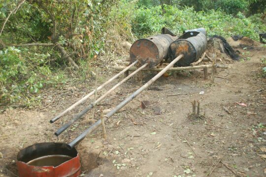 Illegal Refinery Discovered in Edo State